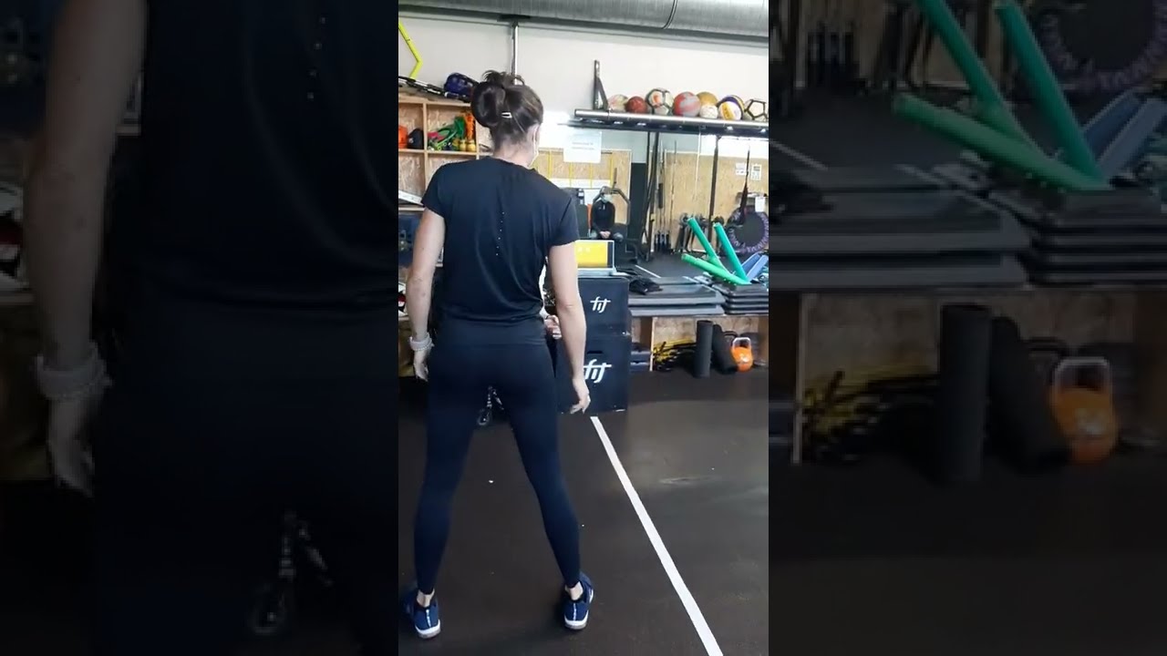 ELSA BAQUERIZO entrenando. Preparación física específica