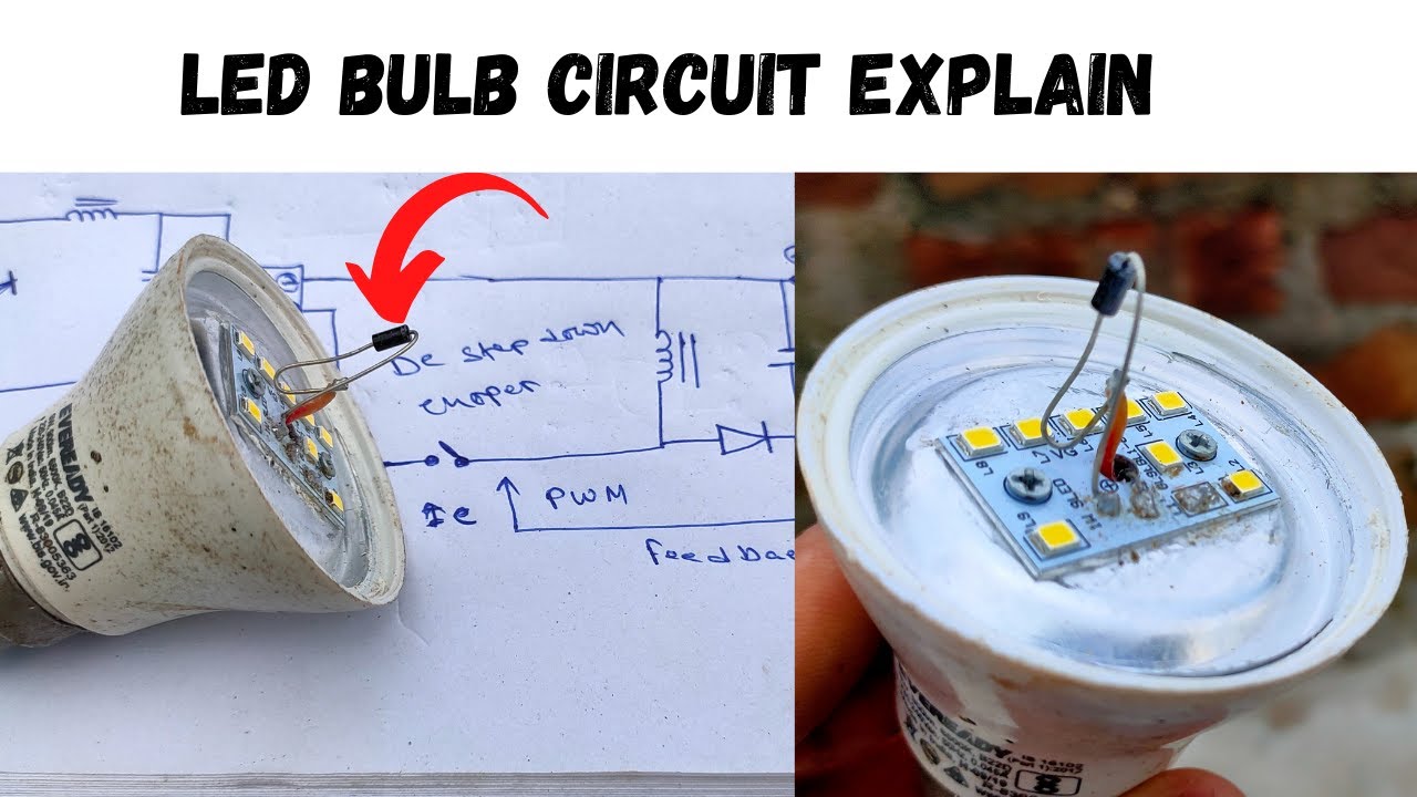 led bulb circuit explains || LED bulb Driver circuit diagram || led