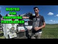Busted for Throwing Firecracker - Flagler County, Florida - February 22, 2023