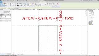 01 Revit Window Family Fixed Adjustable Jamb