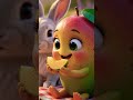 cute potato baby mango food share with rabbit #cutepotato #mango #kidsshorts