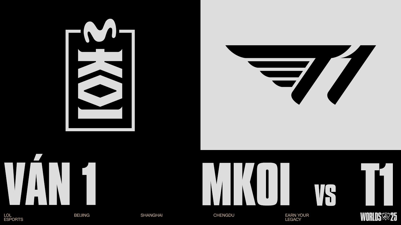 MKOI vs T1 | Ván 1 | CKTG 2025 - Vòng Swiss