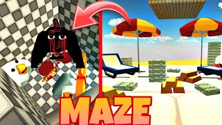 Maze in chicken gun 😲 || chicken gun gameplay