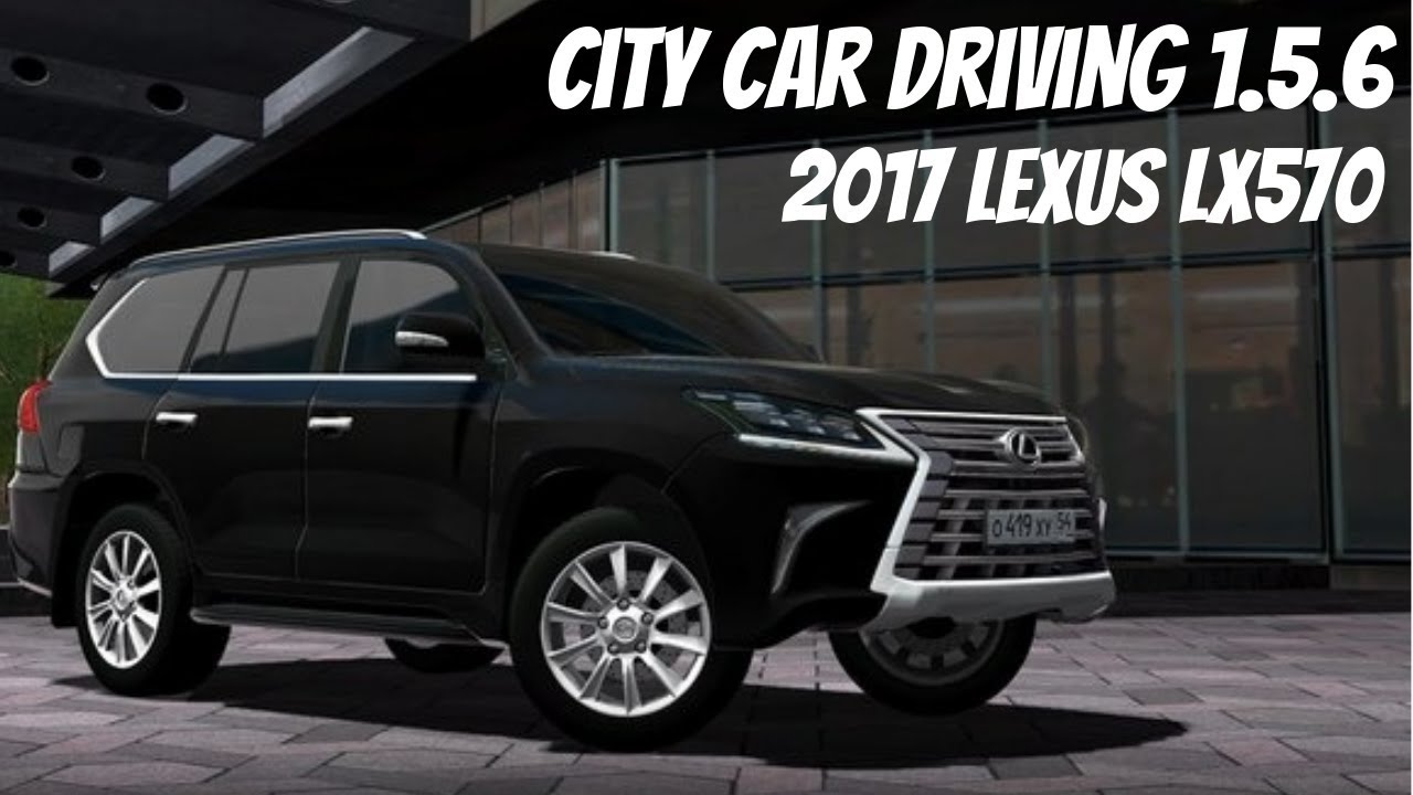 Lexus city car driving