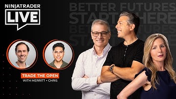 NinjaTrader Live | Futures Trading + Analysis w/ Tommy Grisafi, Merritt + Chris, Xyzeee (10/28/25)