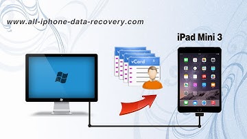 [VCF Contacts to iPad Mini 4]: How to Import Contacts from vCard to iPad Mini 4/3/2/1