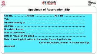 Circulation Management and Control in Special and Research Libraries