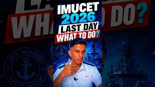 IMUCET 2026 Last Day Before Exam? Do THIS! 🚢🔥|| Best IMUCET Coaching | #merchantnavy #imucet #dns