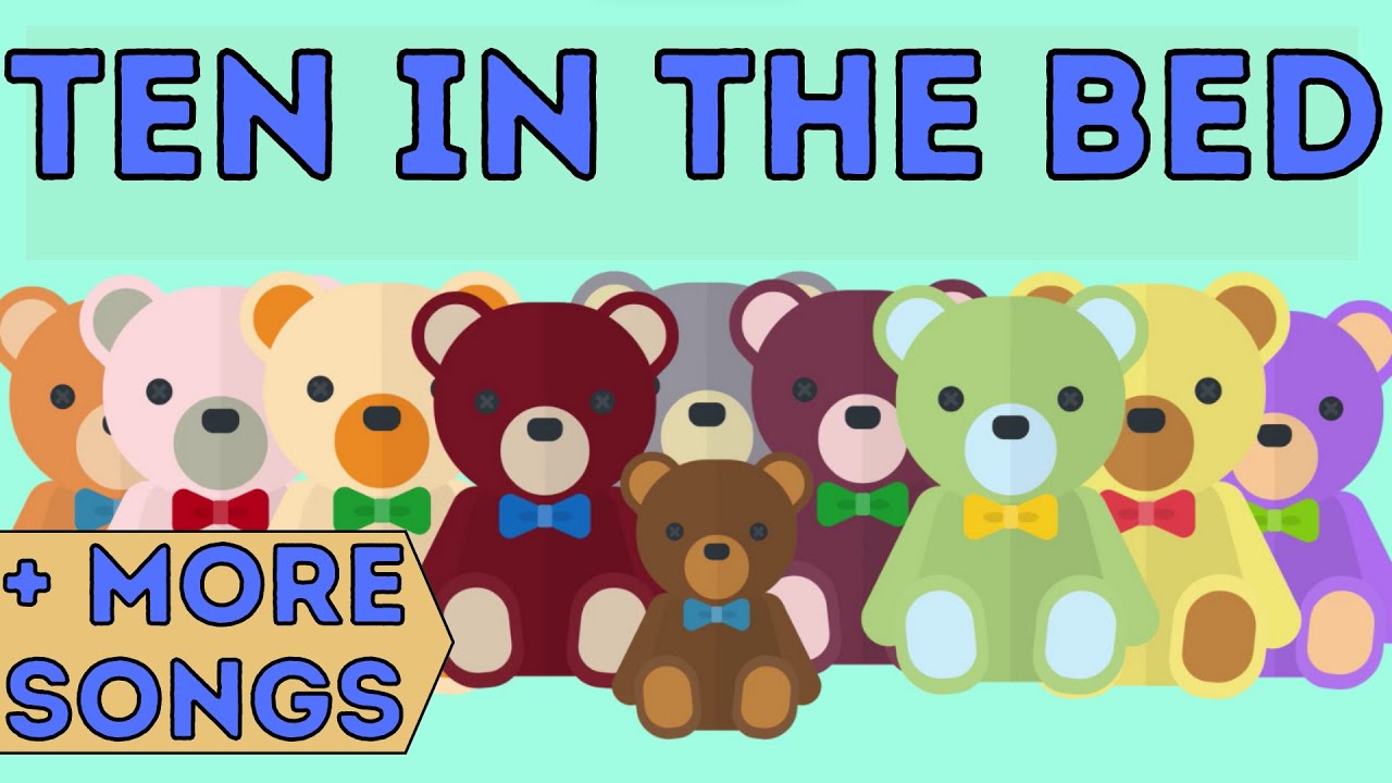 Ten In The Bed Kids Song Collection | Childrens Songs | Nursery Rhymes ...