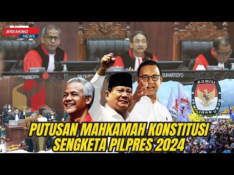 🔴[ Live ] Putusan Sidang MK Sengketa Pilpres 2024 #mahkamahkonstitusi #kpu #bawaslu