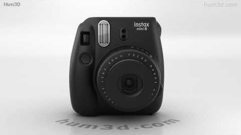 Fujifilm Instax Mini 8 Black 3D model by 3DModels.org