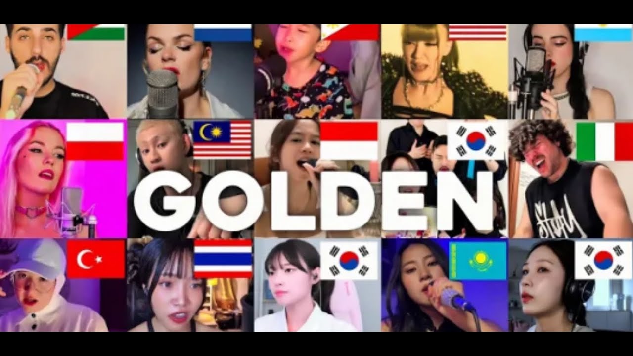 GOLDEN - HUNTRI/X - Who Sang It Better - Kpop Demon Hunters (20 Different Countries) [ golden ]