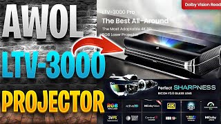 🔴AWOL Vision LTV 3000 PRO Review: The Best Ultra Short Throw Triple Laser 4K Projector?