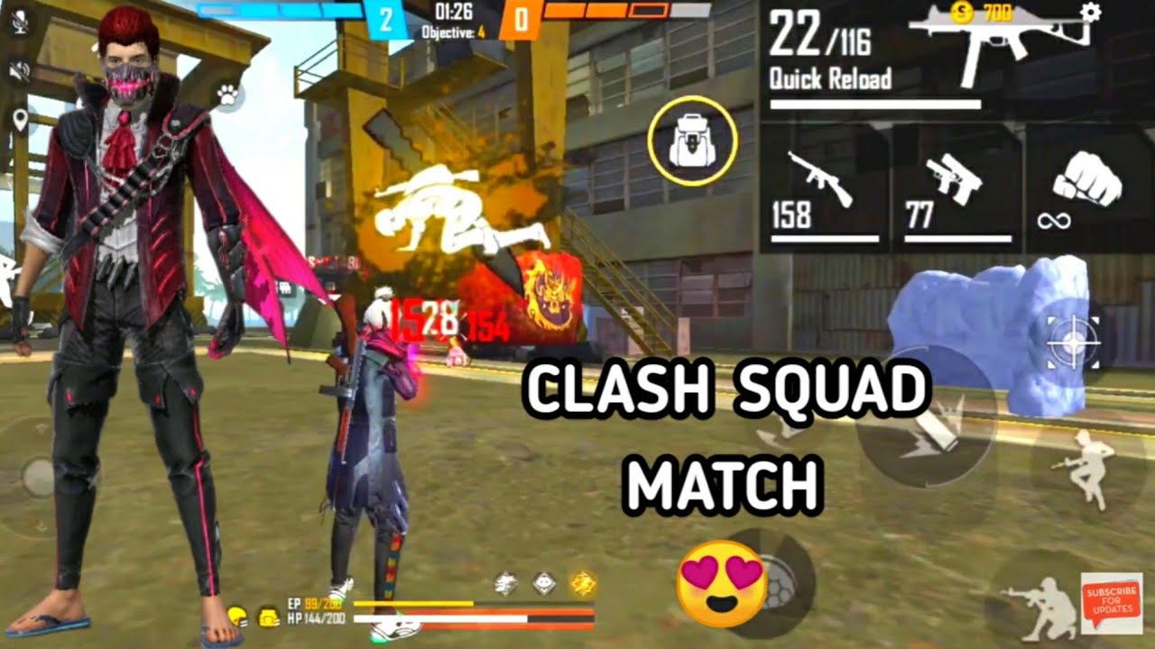 BEST CLASH SQUAD RANKED MATCH GAMEPLAY - GARENA FREE FIRE - YouTube