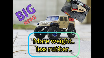 Axial SCX24 GLADIATOR BUILD // MORE WEIGHT LESS RUBBER??