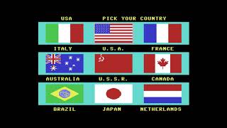 Summer Games (Commodore 64) - American anthem