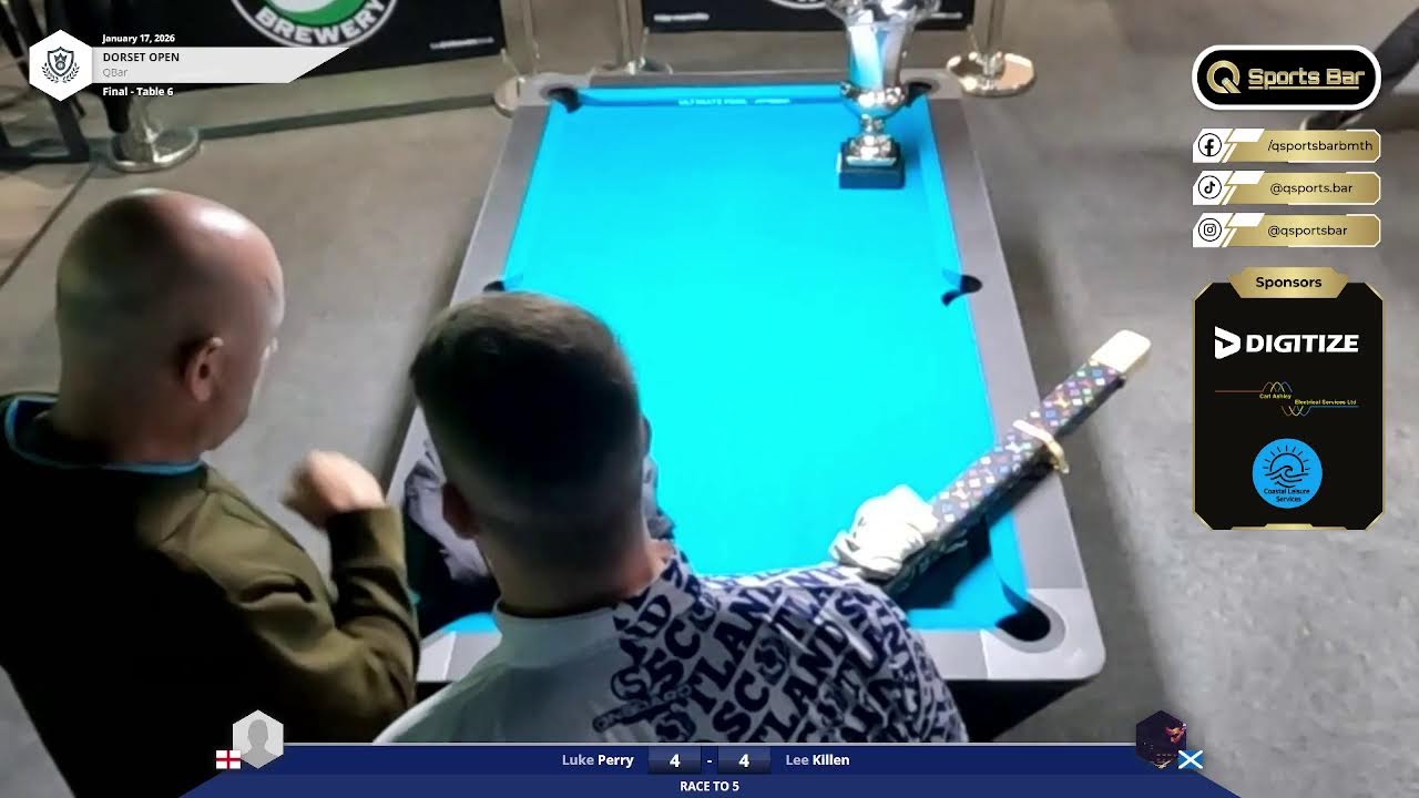 Dorset Open Live from Q Sports Bar