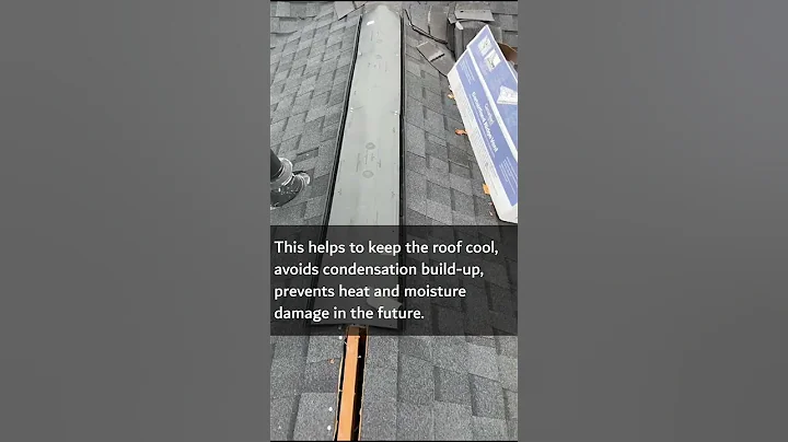 Why Your Roof Ridge Vent is Important - Great Roofing Advice - How To #AAERoofing #Roof #Shorts