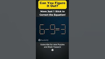 Solve This Matchstick Riddle! 🔥