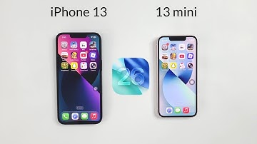 iOS 26 BETA 4 SPEED TEST - iPhone 13 vs iPhone 13 mini