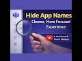 Teams Is Hiding App Names by Default, Fix in 10 Seconds [MC1226220]