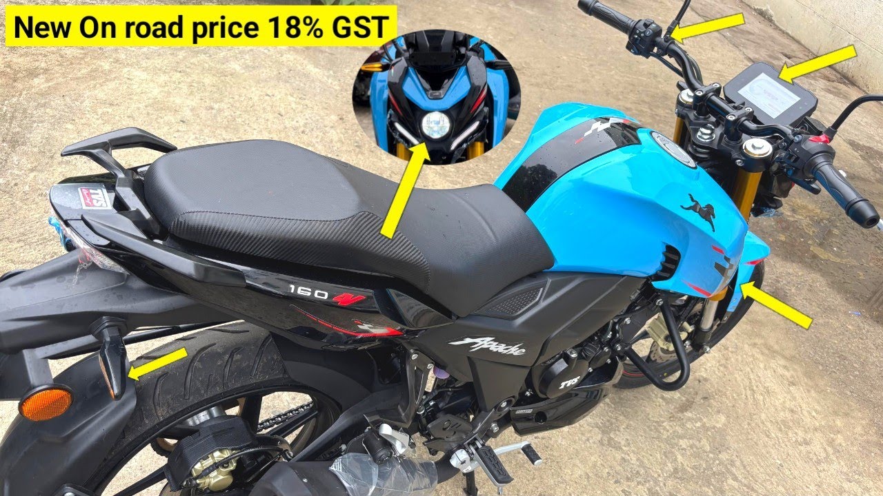 Lo Agayi👌 All New 2025 TVS Apache RTR 160 4V TFT Meter Details Review | New On Road Price features