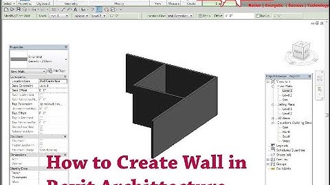 How to Create a Wall in Revit Architecture-CADD Nest