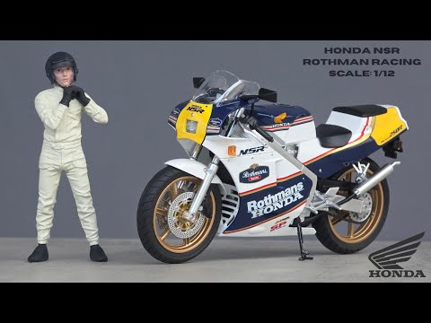 Honda NSR Rothmans Racing 1/12 Scale | Aoshima Detailed Model Bike