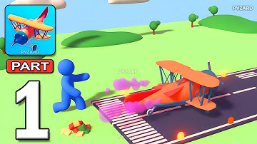 Islanders - Gameplay Walkthrough Part 1 - Stickman Airplane Island Adventure (Android, iOS)