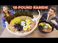 I Challenged My Friend To Eat An 18-Pound Bowl Of Ramen  Giant Food Time