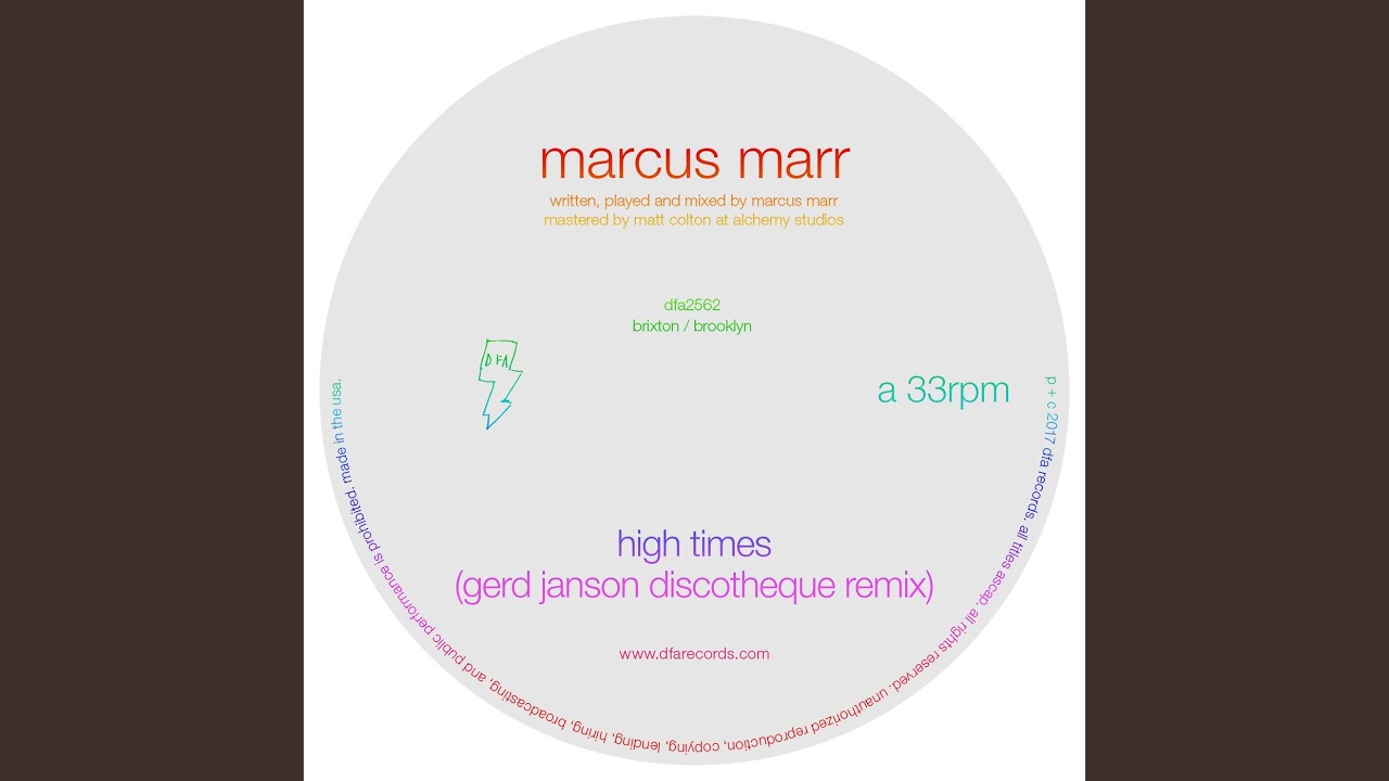 High Times (Gerd Janson Discotheque Mix)