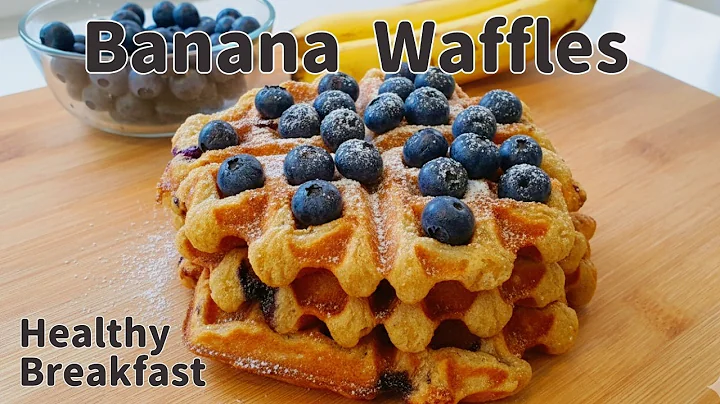 Healthy Breakfast Ideas | How to Make the Best Waffles | Easy Banana Waffle Recipe