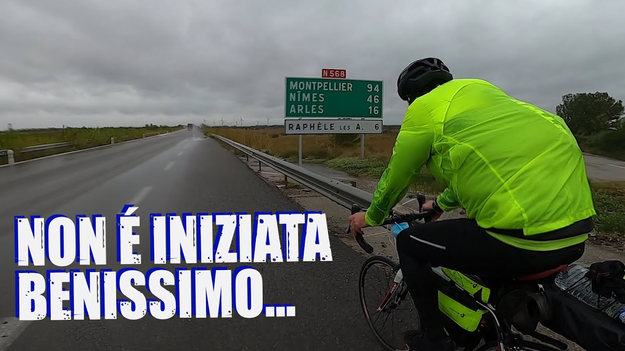 CAMMINO DI SANTIAGO IN BICICLETTA #1 - DILUVIO INASPETTATO DA MARSIGLIA AD  ARLES - YouTube