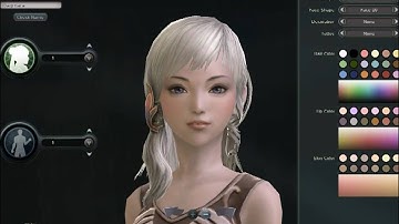 Aion Online Female Warrior Character Customization