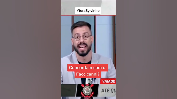 Corinthians: Faccicanni detona técnico Sylvinho #forasylvinho #corinthians