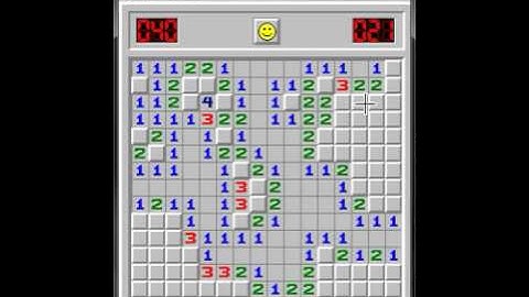 Minesweeper Non-Flagging - 57 seconds (Intermediate)