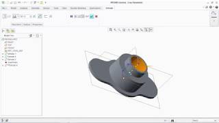 Creo Basic Tutorial Part VIII- 3D Design,Extrude