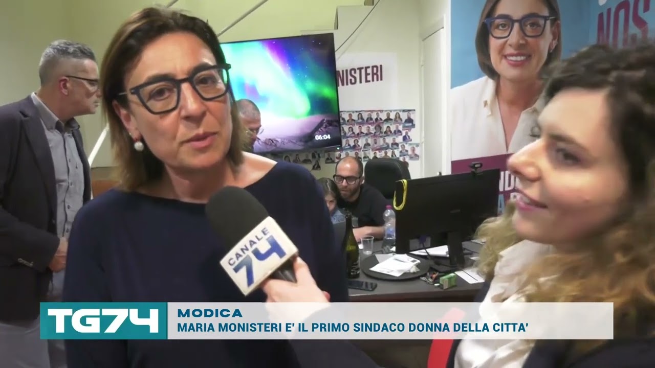MODICA - MARIA MONISTERI E' IL PRIMO SINDACO DONNA DELLA CITTA'
