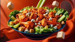 Buffalo Chicken Salad with Blue Cheese Crumbles Buffalo Chicken Salad with Blue Cheese Crumbles