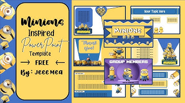FREE || Minions Inspired PowerPoint Template | (PPT#20) | Animated Slides