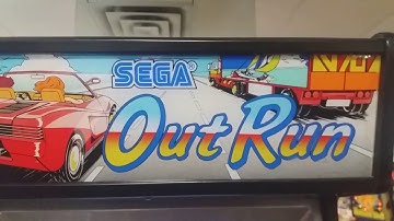 Classic sega outrun cabinet