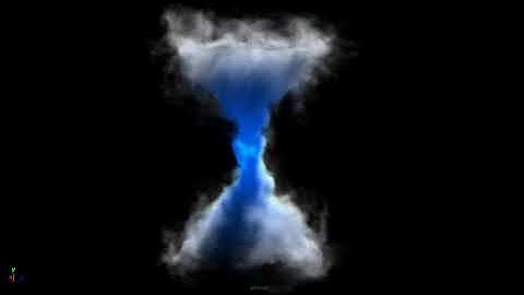 CG Tornado created in Autodesk Maya | Particles & Fluid