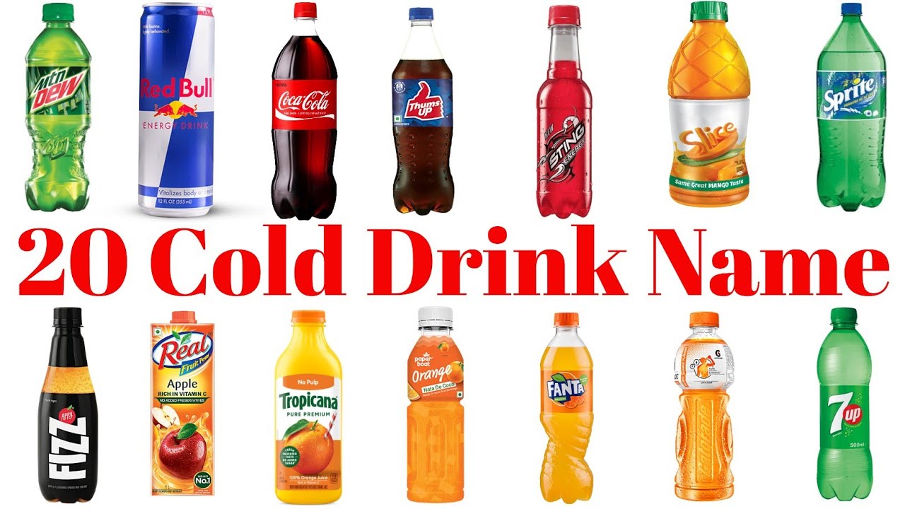 Cold Drinks Names for Kids | Fun Learning Video for Children