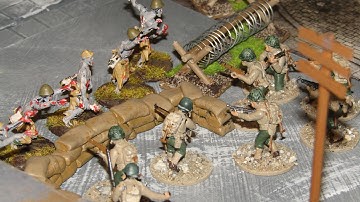 Bolt Action Battlereport 4 Zombies vs American Demo Game