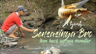SERUNYA MANCING UCENG DENGAN JORAN SUPER LENTUR | Micro Fishing