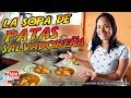 Sopa de Patas Salvadoreña en el mercado Tineti San Salvador El salvador