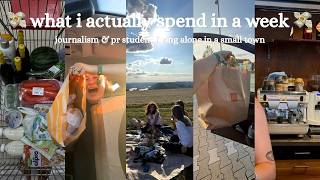 *realistic* week of spending 💰 uni student on a budget