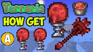 Terraria how to get Sanguine Staff (2024) | Terraria how to get Chum Bucket & Blood Moon Monolith