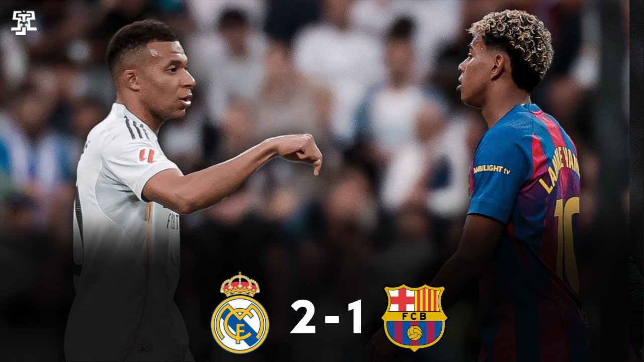 REAL MADRID VENCE AL BARCELONA | REAL MADRID 2 BARCELONA 1 | RESUMEN LA ...