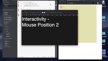 P5.js - Mouse Position 2